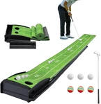 Putting Green Indoor Golf Set With Putter & 6 Balls, Portable Pract. Fixed Price $115.99.