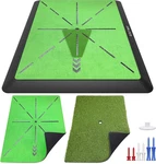 Golf Mat, Practice Outdoor Indoor For Training Chipping Show Swing Path, Hitting. Fixed Price $35.99.