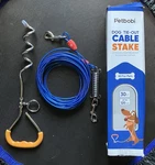 Petbobi Dog Tie-out Cable Stake. Fixed Price $7.50.