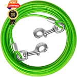 Haiyuan Dog Tie Out Cable 10/15/20/25/30 Runner For Yard 15FT, Green. Fixed Price $20.98.