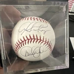 Dual Signed Alex Rodriguez & Derek Jeter Official American League Ball. Fixed Price $450.00.