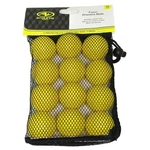 New Athletic Works 12-PACK Foam Practice Golf Balls Yellow. Fixed Price $10.99.