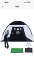10X7FT Golf Practice Net Set With Mat Balls Tee Target Indoor Outdoor Used 1X. Fixed Price $30.00.