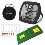 Pop Up Golf Chipping Net Indoor Outdoor Target Collapsible Portable Practice Set. Fixed Price $78.35.