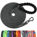 Ntr 20FT Long Dog Leash Reflective Check Cord Swivel Hook Padded Handle. Fixed Price $23.54.