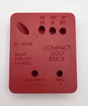 Compact Golf Brick Alignment Stick Base Swing Path Plane Trainer Simulator Aid. Fixed Price $29.95.