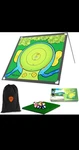Portable Chipping And Full Swing Game For Indoor & Outdoor Practice 6'5"X. Fixed Price $159.99.