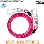 Jenico Dog Tie Out Cable: 10FT Lead For Yard - Heavy Duty Chain Leash.... Fixed Price $12.30.