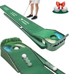 Putting Green Indoor - Golf Mat With Realistic Speed,dual Hazar.... Fixed Price $64.03.