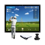 9X7FT Golf Simulator Impact Screen For Training, 14 Gromment Holes,durable Pr.... Fixed Price $131.31.