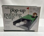Talking Pop Putting Cup Golf Gadgets Gopher 2005 Indoor Practice. Fixed Price $29.00.