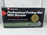 Jef World Golf JR-111 9' Professional Putting Mat With Bumper And Two Holes. Fixed Price $24.97.