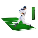 4' X10' Synthetic Grass Turf Baseball Softball Batting Practice Hitting Cage Mat. Fixed Price $78.31.