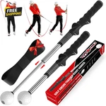 Tempo Stick Golf For Right Hand, Retractable Swing Training Aid With Arm. Fixed Price $31.08.