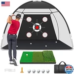 Zensouds Golf 10X7FT Practice Mat Hitting Aid Nets For Backyard. Fixed Price $115.96.