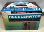 The Accelerator Golf Putting Training Device Practice Mat With 3-STEP System. Fixed Price $29.99.