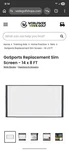 Gosports 14X8 Golf Simulator Enclosure Replacement Screen Brand New!!!. Fixed Price $129.99.