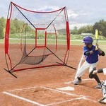 7'X7' Baseball Practice Net Pitching Training Aid With Strike Zone Outdoor. Fixed Price $42.19.