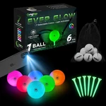 Kingtop Everglow The Dark Golf Ball Light Activated 7-COLOR Led. Fixed Price $45.70.