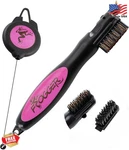 Frogger Brushpro Pink Golf Club Cleaner Retractable Cord Groove Tool. Fixed Price $41.99.