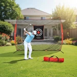 Gagalileo 10X8FT Heavy Duty Golf Hitting Net With Target For Home Training. Fixed Price $219.89.