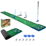Indoor Green Putting Game Set, Detachable Golf Mat - Includes 1 Putter,. Fixed Price $252.42.