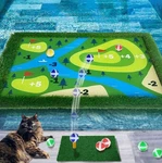 Cupohus Floating Golf Green For Pool, 2024 Upgraded 35"X 24" Putting. Fixed Price $50.00.