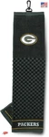 Team Golf Nfl Green Bay Packers Embroidered Towel Checkered Scrubber. Fixed Price $29.99.