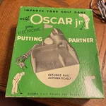 Vintage Oscar Electronic Putting Partner Automatic Golf Ball Return JR100 B3. Fixed Price $13.00.