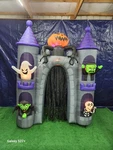 9FT Gemmy Airblown Inflatable Prototype Halloween Archway Castle #550136. Fixed Price $209.95.