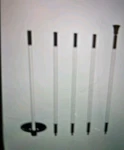 Standard Golf Flagstick 6FT Portable 5-SECTION Design Ball Retrieval Base.... Fixed Price $29.99.