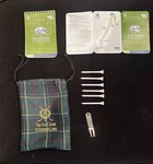 The Old Course Yardage Book, Score Card St Andrews Bag, Golf Tees, Divot Repair. Fixed Price $25.00.