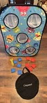Clispeed Foldable Tic Tac Toe Chipping Net Cornhole Game. Fixed Price $19.00.