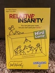 New Relative Insanity Mini Game Ages 14 To Adult Requires More Players. Fixed Price $5.99.