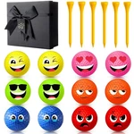 Miniinflat 19 Pcs Funny Golf Balls And Tees Set Colorful Novelty. Fixed Price $35.06.