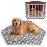 Corner Crate Dog Mat, 42.5 X 23.8 Inch, Double-sided Flannel Washable Ken.... Fixed Price $37.88.