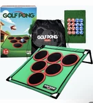 Golf Pong Backyard Game With 16 Chipping Balls & Mat And Outdoor. Fixed Price $46.72.