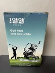 Golf Gift Desk Club Pens Bag Pencil Holder Putting Green Office Decor Fun. Fixed Price $9.95.