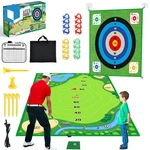 Golf Chipping Mat Set Indoor/outdoor Practice For Kids Adults Sports Toy. Fixed Price $48.99.