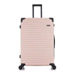 Lightweight 31" Dukap Tour Hardside Rolling Luggage - Champagne Travel Case. Fixed Price $127.06.