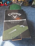 Callaway Deluxe Putting Mat Golf Practice 14" 8' Green Home/office New. Fixed Price $25.00.