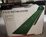 Maxfli 9' 12" Putting Mat Golf Distance Markings Ball Return Premium Surface. Fixed Price $25.00.