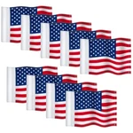 Moukeren 9 Pcs Golf Flag 8 X 6 Inch Putting Standard Blue,green,white. Fixed Price $63.99.