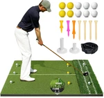 Dual Turf Golf Mat - Practice Indoor/outdoor, 5 X 4 Ft Hitting With Alignmen. Fixed Price $99.27.