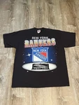 Vtg New York Rangers Tee Shirt Sz Large Nhl Single Stitch Graphic Team Rated Usa. Fixed Price $17.99.