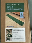 Putt-a-bout Echo 6 Golf Putting Mat. Fixed Price $20.00.