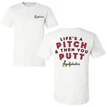 Golfaholics Funny T-shirt, Life Pitch And. Fixed Price $23.00.