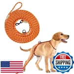 Yokum Gear 30FT Dog Check Cord, Anti-pull, Training Lead, Walks & Outdoor. Fixed Price $85.38.