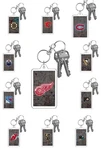 Nhl Hockey Team Photo Keychain Style City Map Rustic Wood Design Dual Image Clip. Fixed Price $8.95.