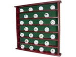 Clubhouse Collection Mahogany Golf Ball Display Cabinet. Fixed Price $35.95.